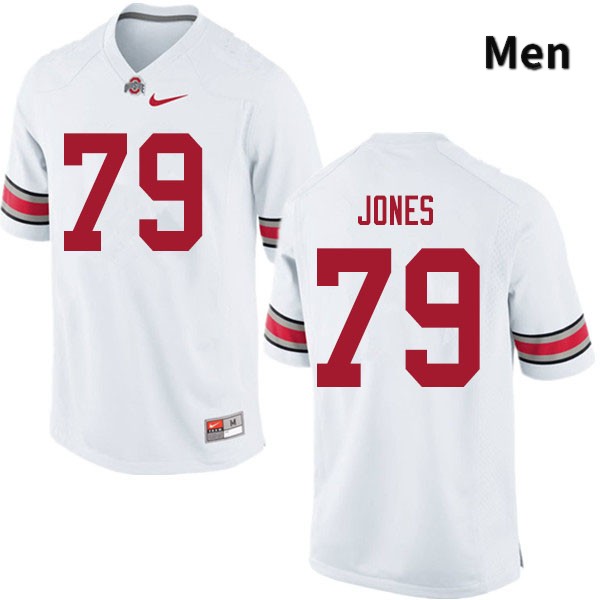 Ohio State Buckeyes Dawand Jones Men's #79 White Authentic Stitched College Football Jersey